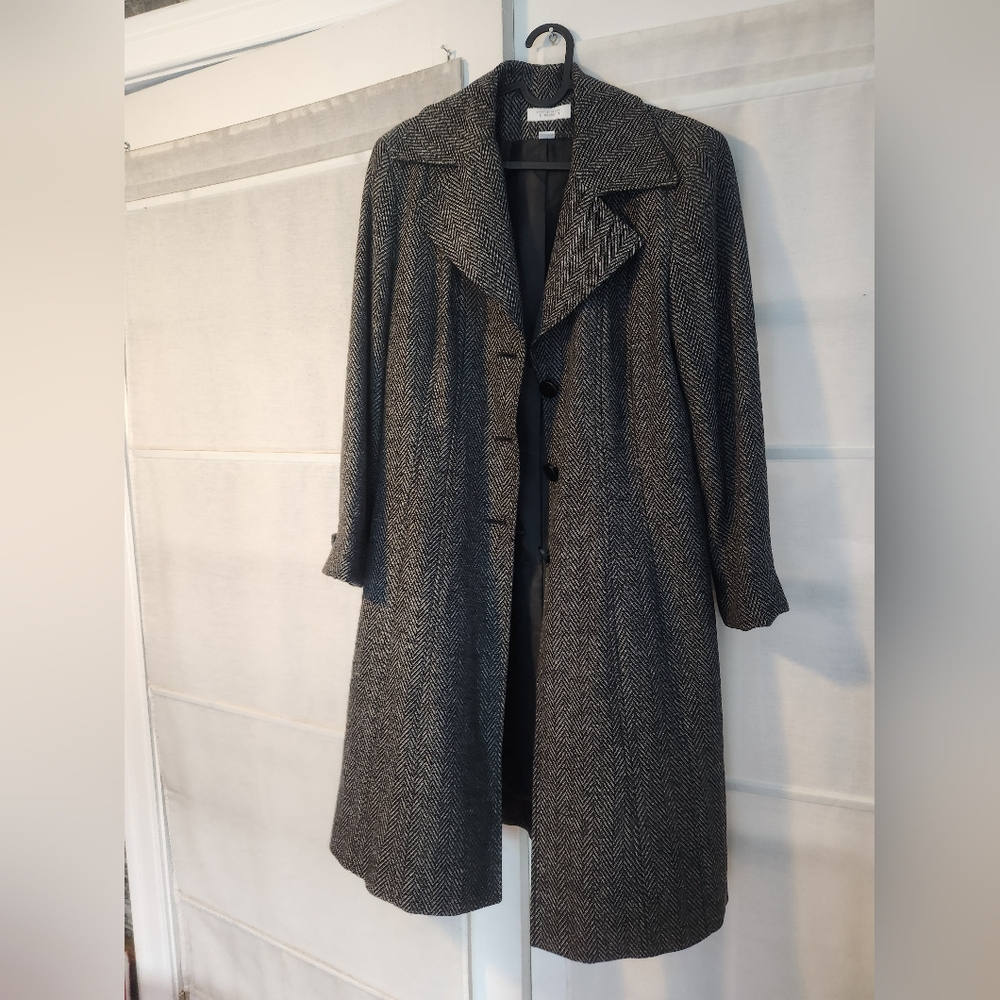 Dress Barn long coat 14